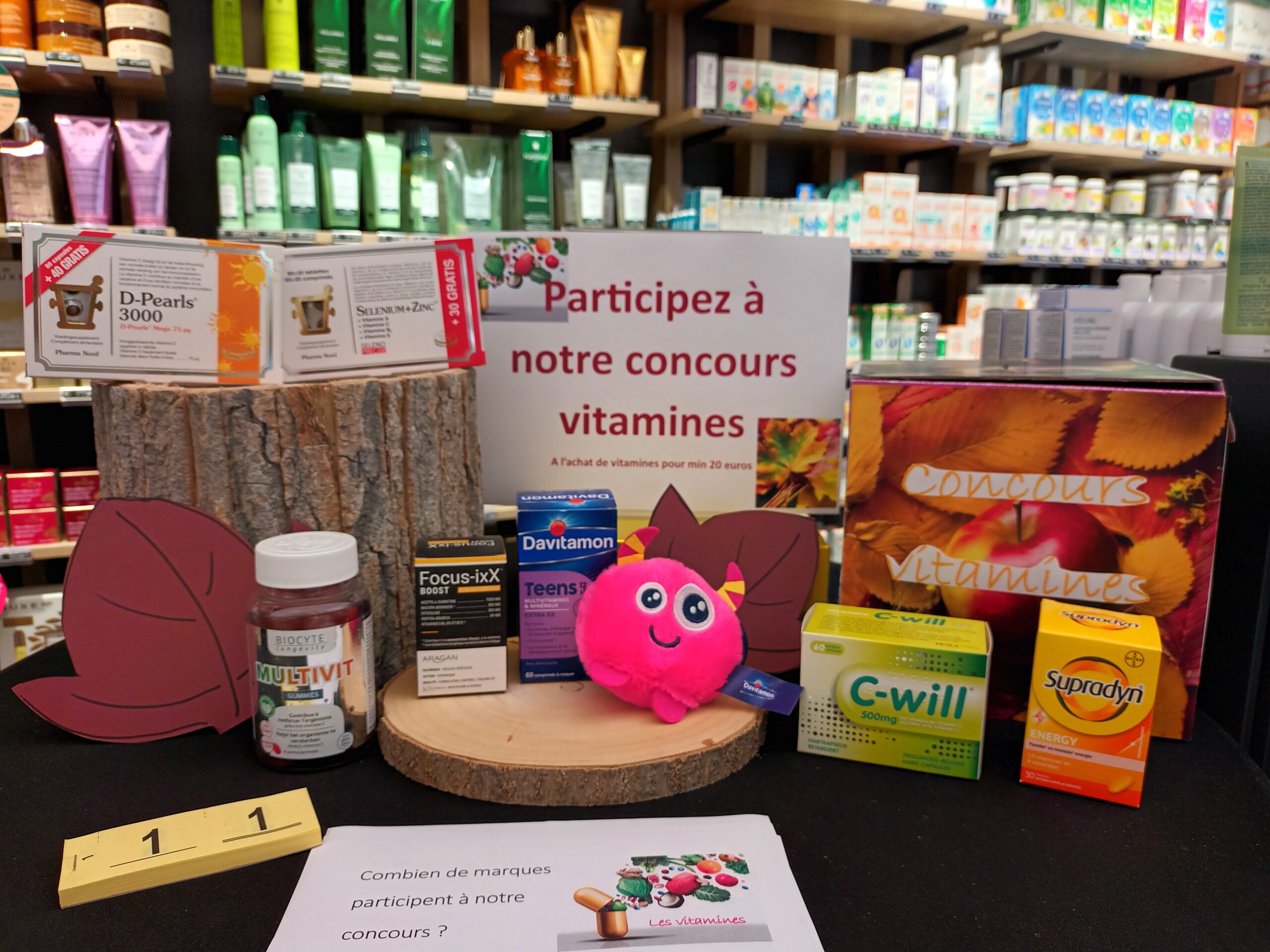 Découvrez notre concours du mois des vitamines !