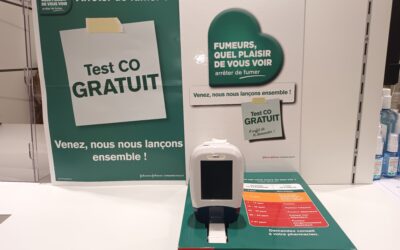 La pharmacie met à disposition des fumeurs des tests CO gratuits