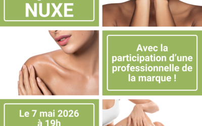 Soirée découverte NUXE à la Pharmacie de Belair